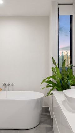 modern clean bathroom