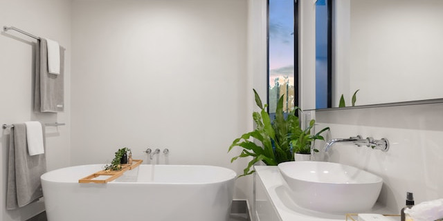 modern clean bathroom